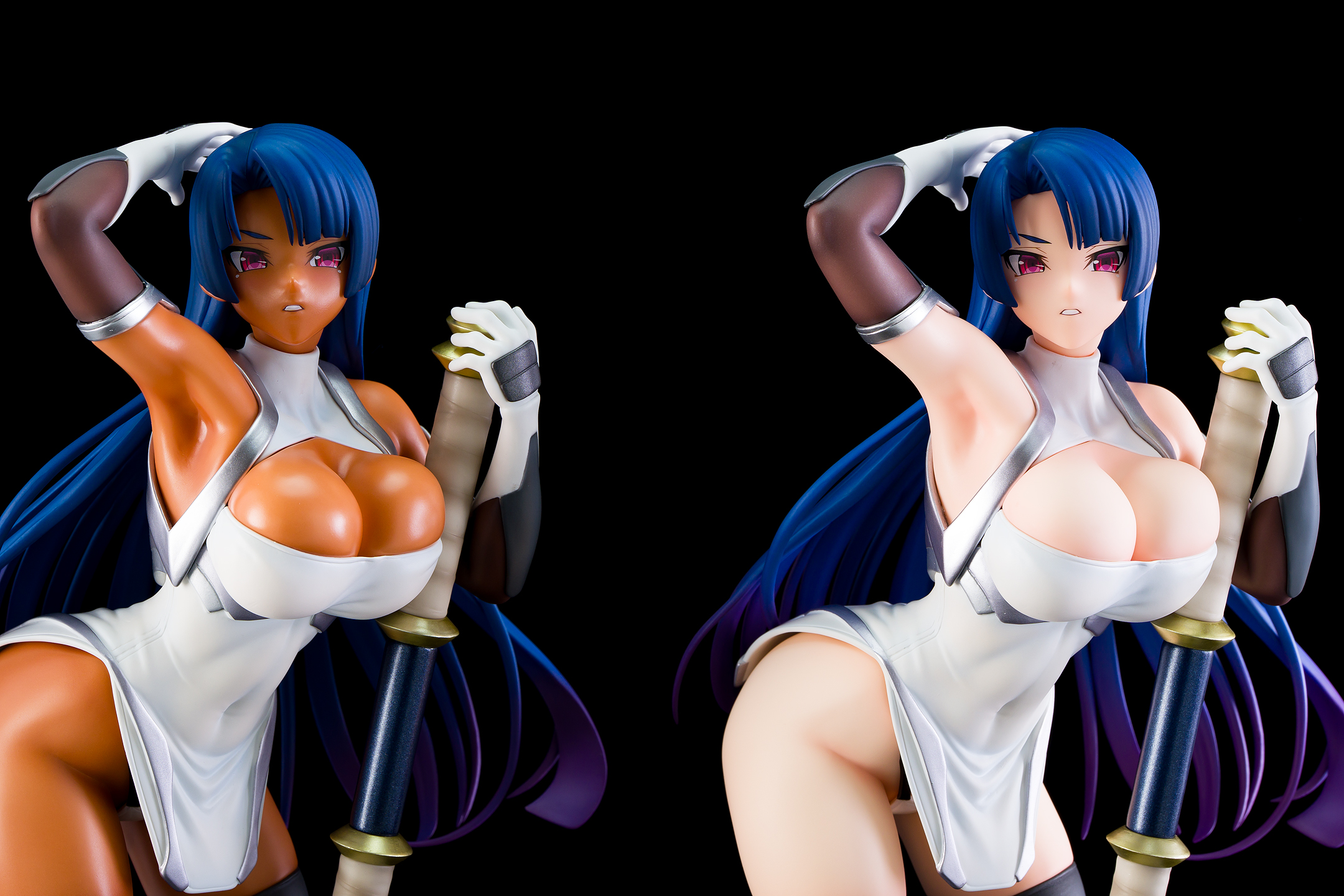 Q-six「対魔忍RPGX 淡き若紫 八津紫」フィギュアレビュー